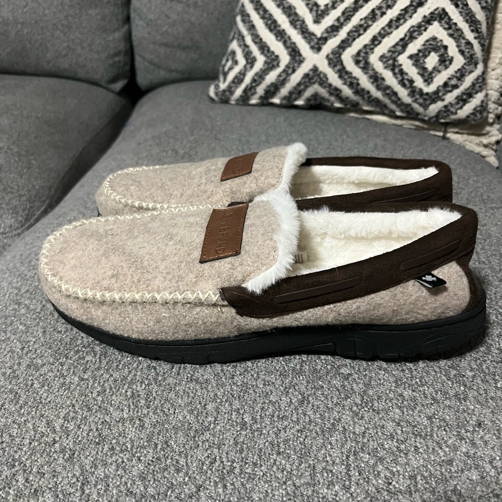 Lucky Brand Men's Micro Suede Moccasin‎ Loafer Slippers Men’s 11/12